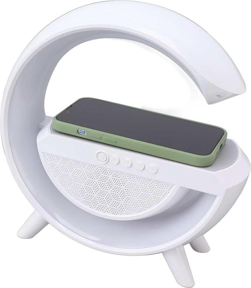 LifeStyle Bluetooth Speaker Draadloze Oplader Nachtlampje Leeslamp