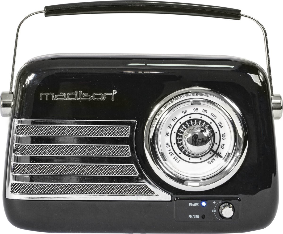 Madison Freesound-VR40B Retro Draagbare Radio