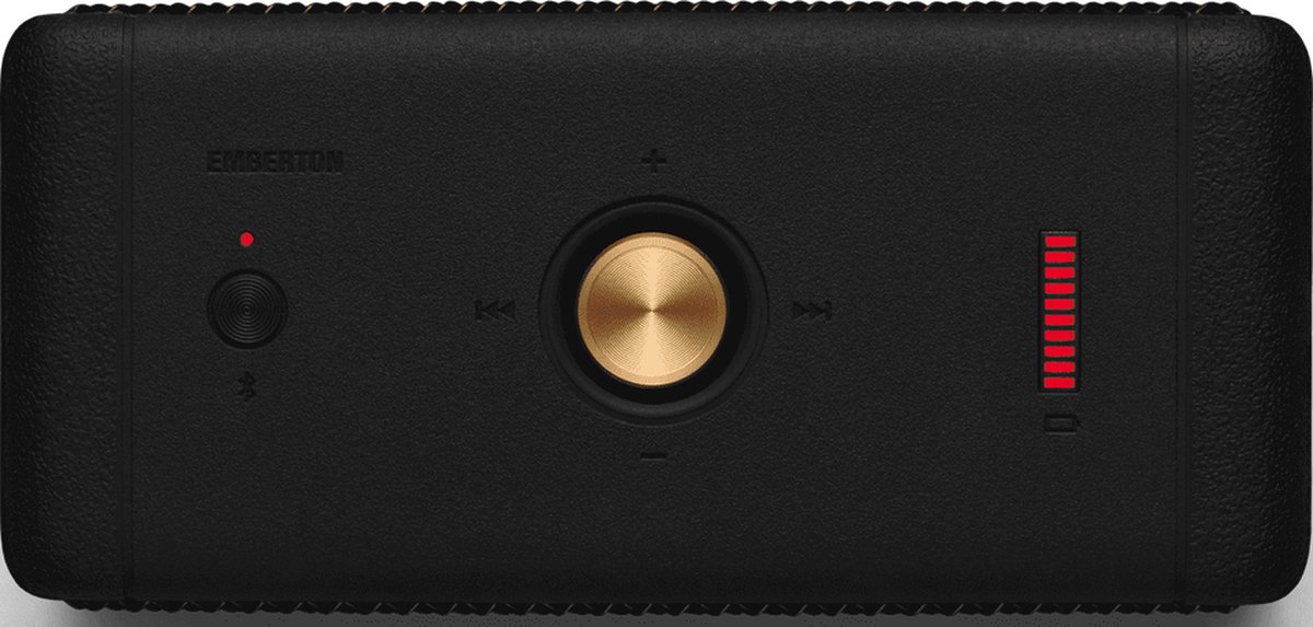 Marshall Emberton Draadloze Speaker Zwart Messing