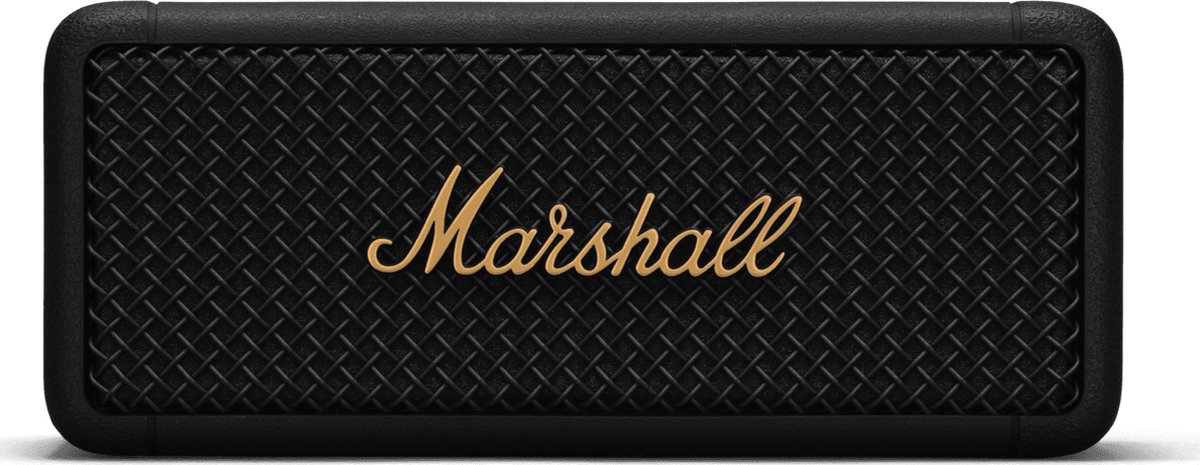 Marshall Emberton Draadloze Speaker Zwart Messing