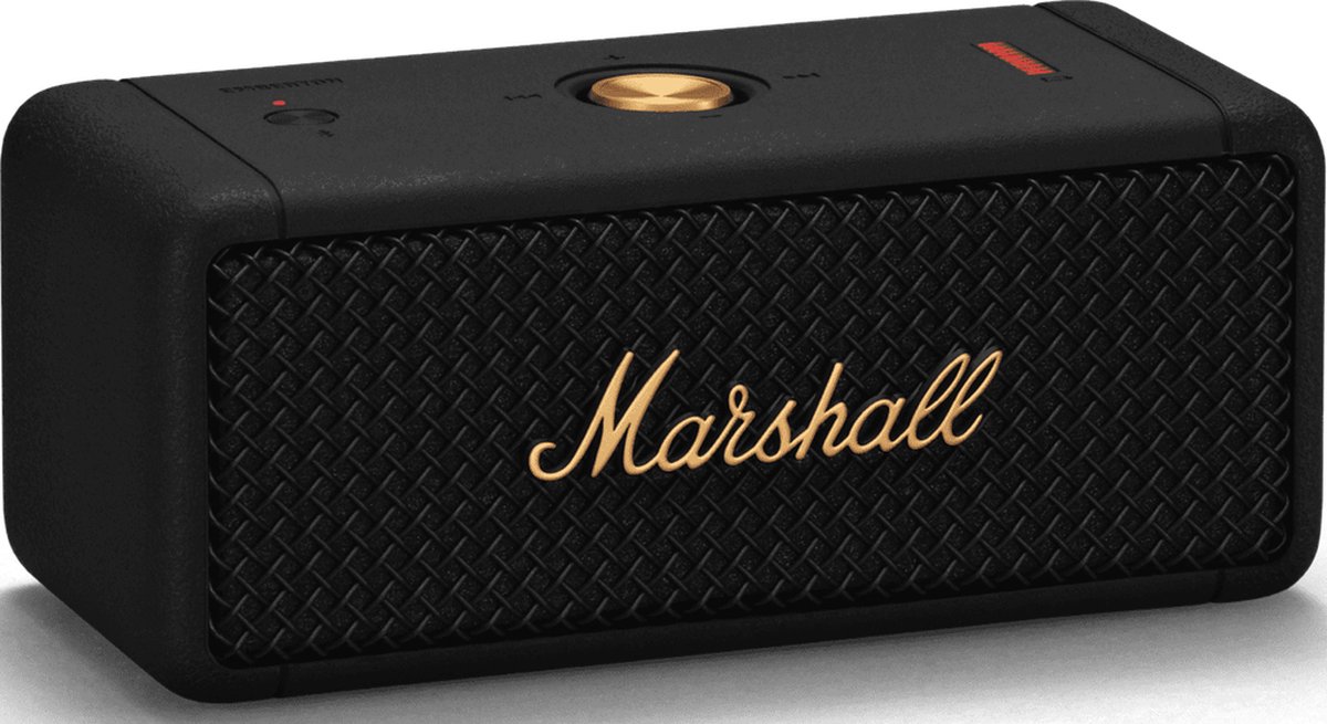 Marshall Emberton Draadloze Speaker Zwart Messing