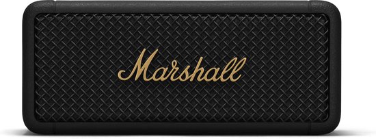Marshall Emberton Draadloze Speaker Zwart Messing