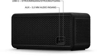 Marshall Middleton II Draagbare Speaker Zwart/Brass
