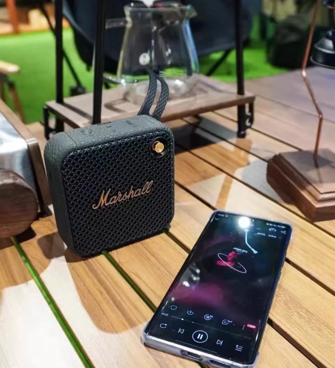 Marshall Willen Bluetooth Speaker Zwart Metaal