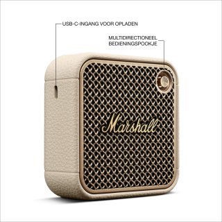 Marshall Willen II Bluetoothspeaker Creme