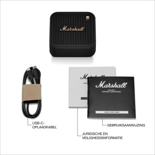 Marshall Willen II Bluetoothspeaker Zwart Messing