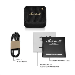 Marshall Willen II Bluetoothspeaker Zwart Messing