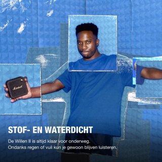 Marshall Willen II Bluetoothspeaker Zwart Messing