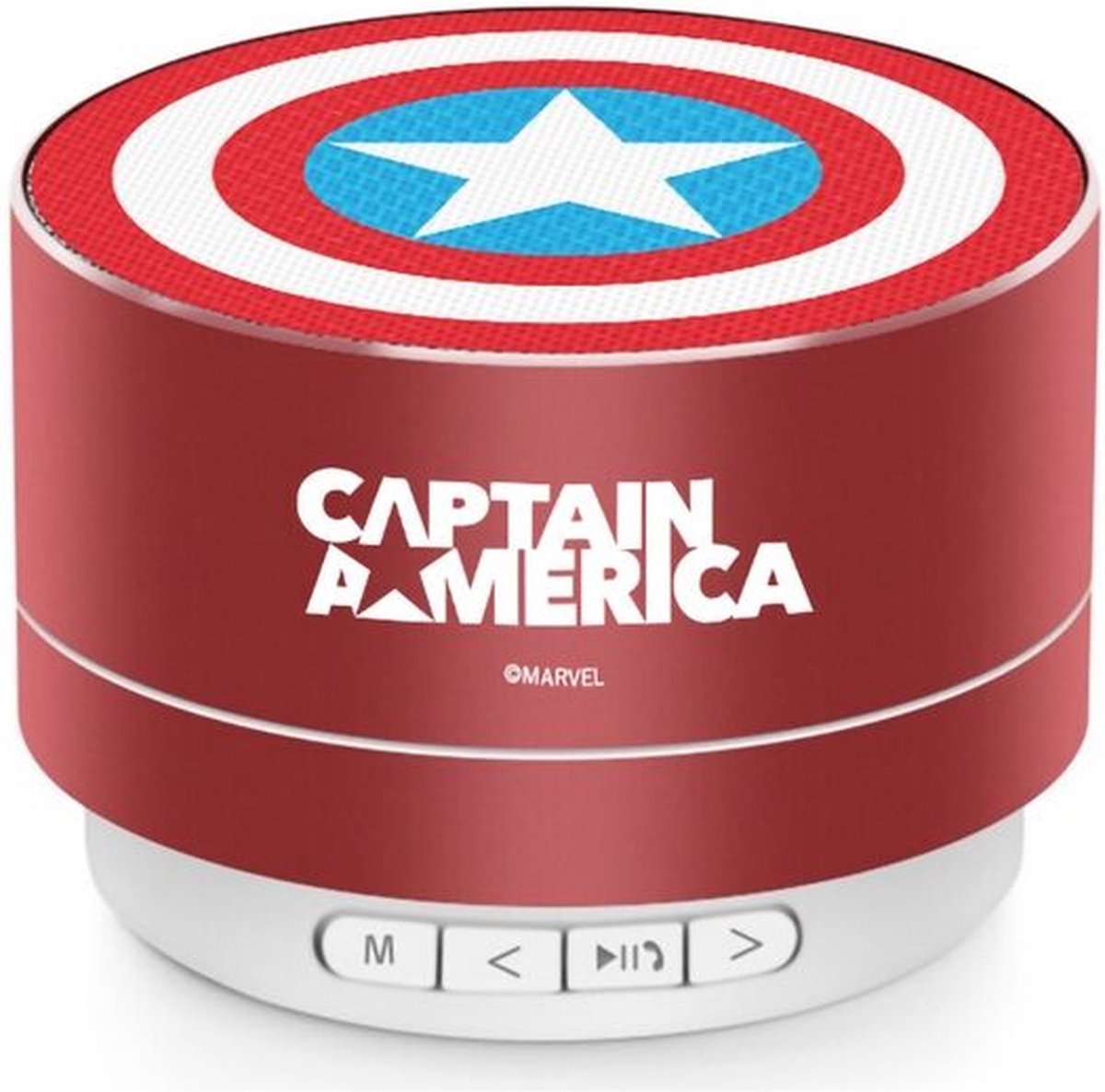 Marvel Captain America Draagbare Bluetooth Luidspreker Rood
