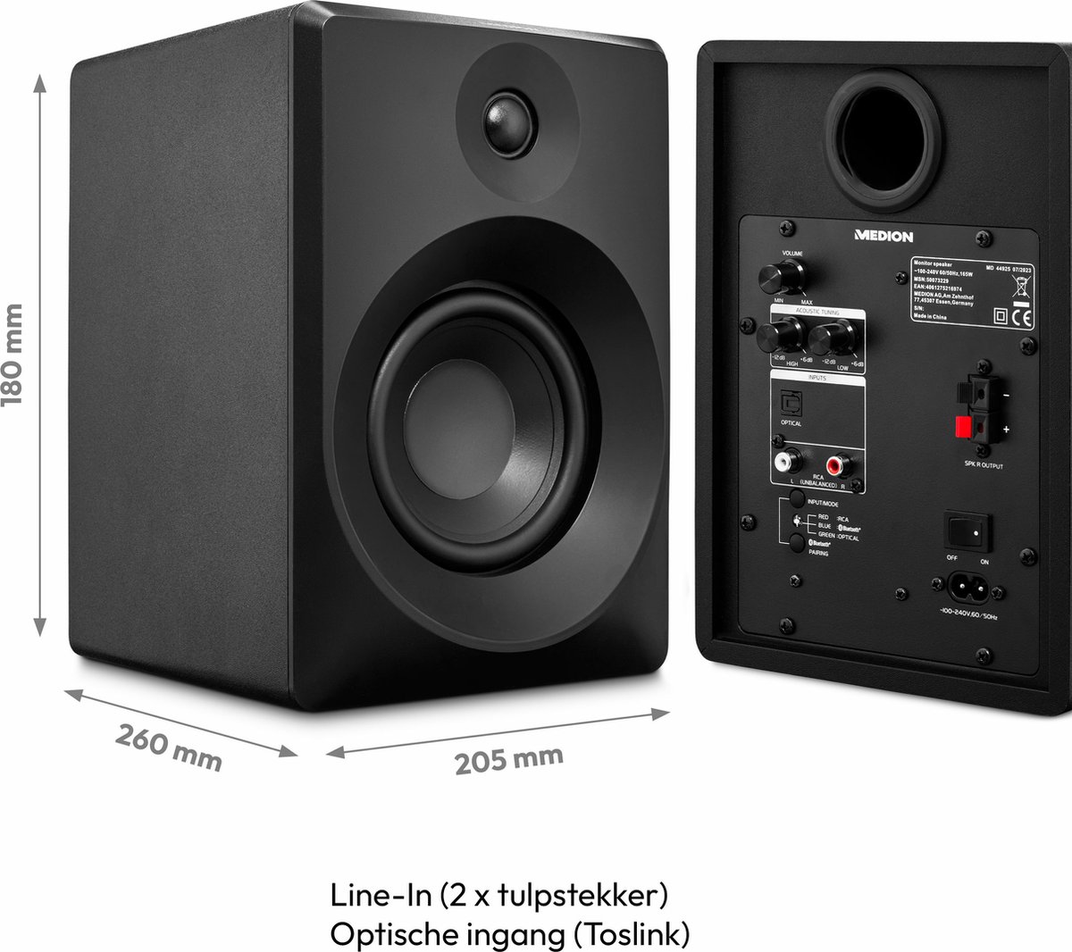 MEDION P61925 Bluetooth boekenplank luidspreker