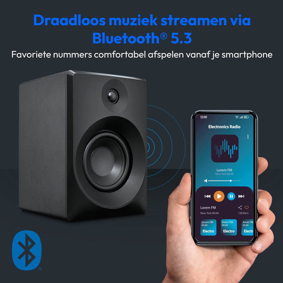 MEDION P61925 Bluetooth boekenplank luidspreker