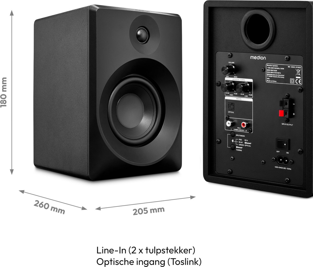MEDION P61925 Bluetooth boekenplank luidspreker