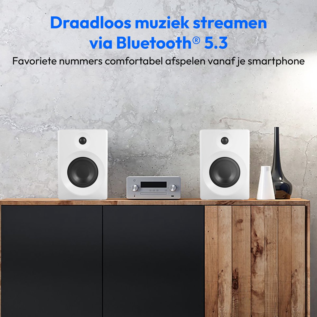MEDION P61925 Boekenplank Luidspreker Bluetooth 2-Weg