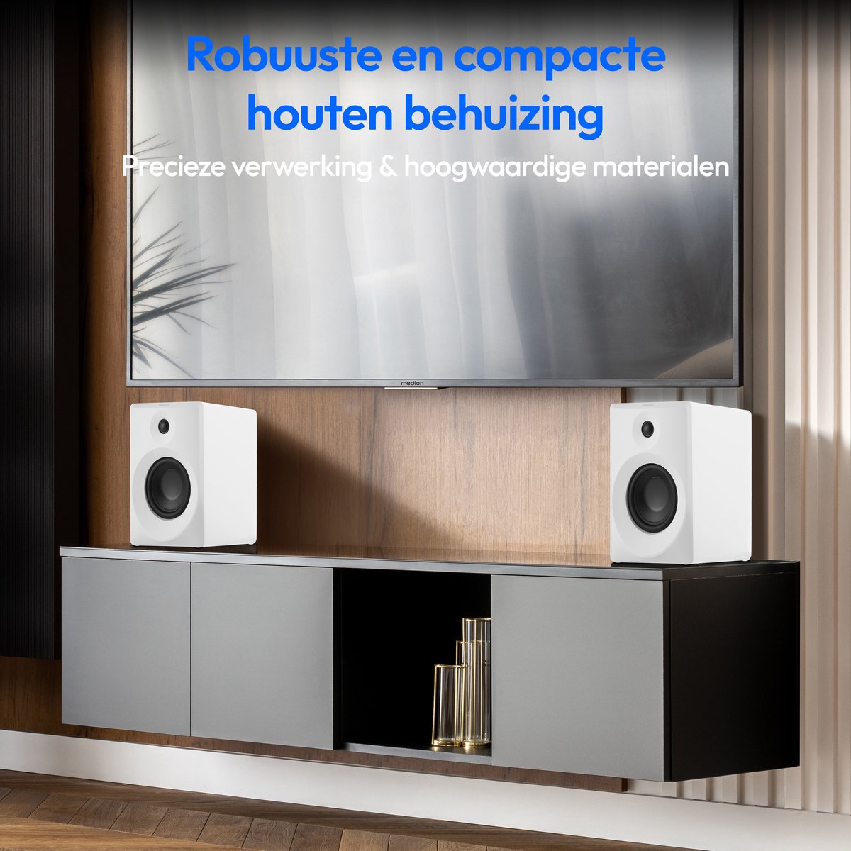 MEDION P61925 Boekenplank Luidspreker Bluetooth 2-Weg