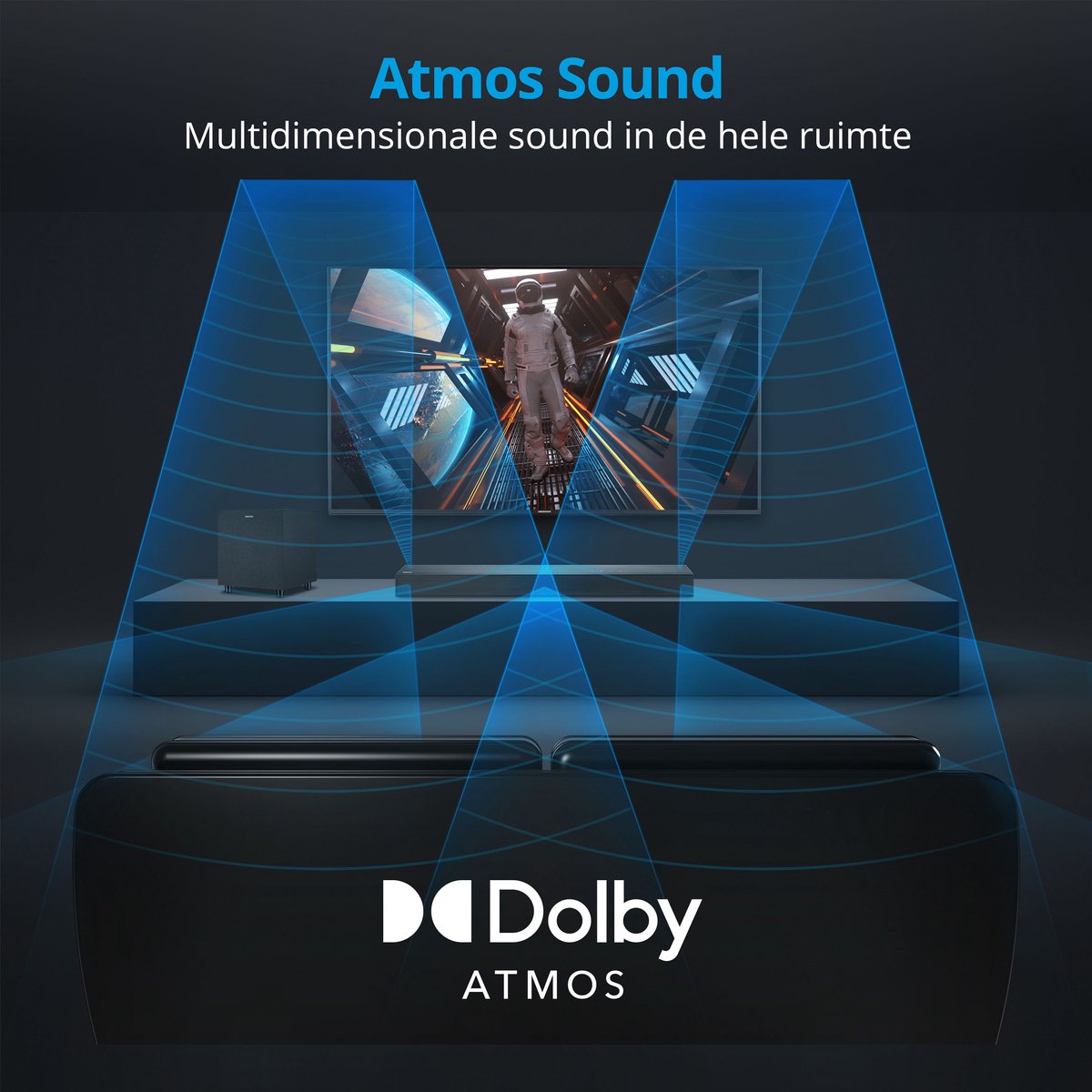 MEDION S61022 Soundbar met draadloze subwoofer