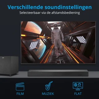 MEDION S61022 Soundbar met draadloze subwoofer
