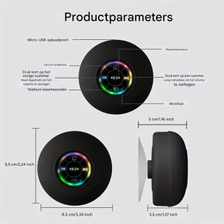 Merkloos Mini Bluetooth-luidspreker
