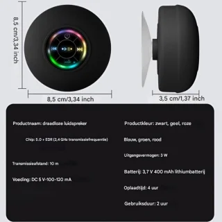 Merkloos Mini Bluetooth-luidspreker