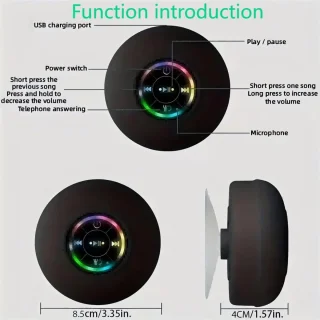 Mini Bluetooth Douche Speaker - Draagbare Luidspreker met Zuignap