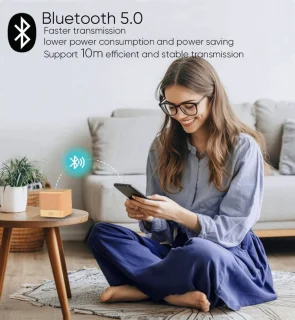 Mini Bluetooth Speaker - Houtkleur