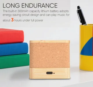 Mini Bluetooth Speaker - Houtkleur