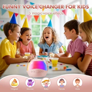 Mini karaokemachine Roze