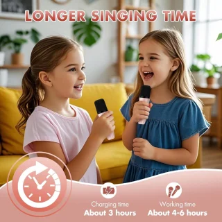 Mini karaokemachine Roze