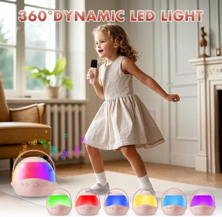 Mini karaokemachine Roze
