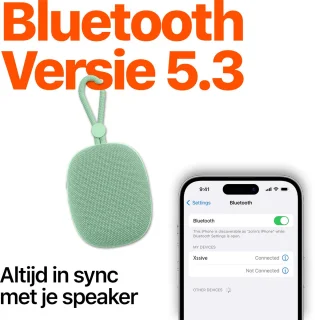 Mini Speaker Bluetooth 5.3 Draadloos Groen