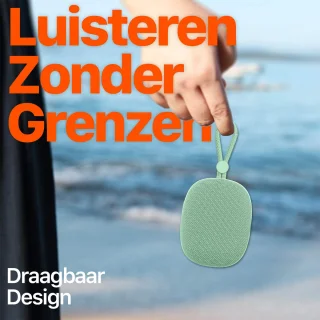 Mini Speaker Bluetooth 5.3 Draadloos Groen