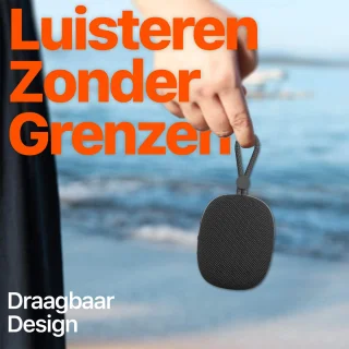 Mini Speaker Bluetooth 5.3 Zwart