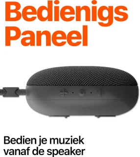 Mini Speaker Bluetooth 5.3 Zwart