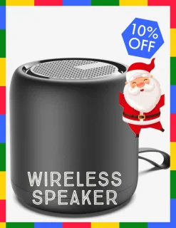 Mini Wireless Speaker Bluetooth 5.0 IP67 Waterdicht Black Friday Sinterklaas