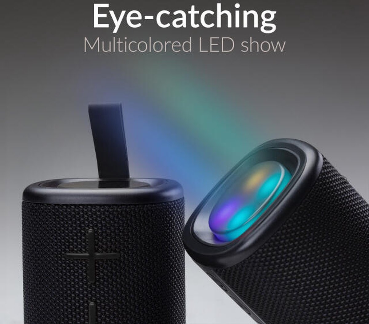 Mobilize 2in1 TWS Bluetooth 5.3 Speaker Zwart