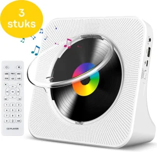 Moeve Draagbare CD-speler (3 stuks)