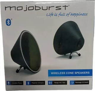 Mojoburst Wireless Cone Bluetooth Speaker
