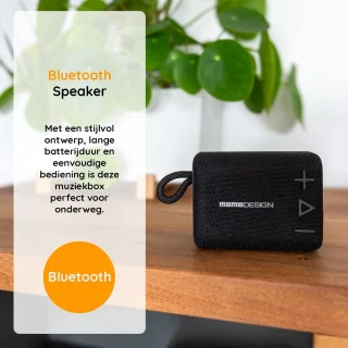 Momo Design Bluetooth Speaker Zwart
