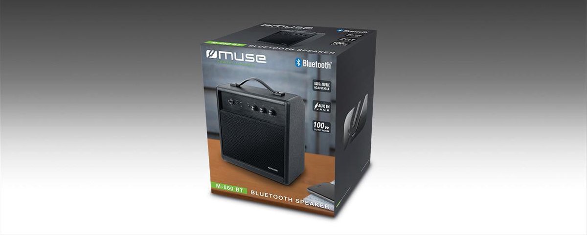 Muse M-660BT Bluetooth Draagbare Luidspreker 100W