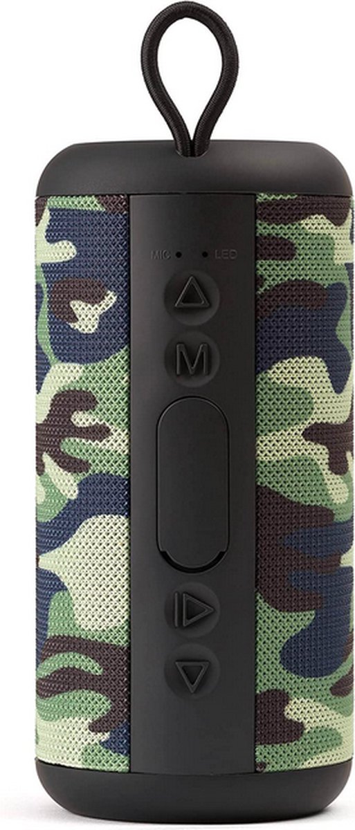 Music Sound Bluetooth Speaker 5.0 Camouflage Cilindervormig