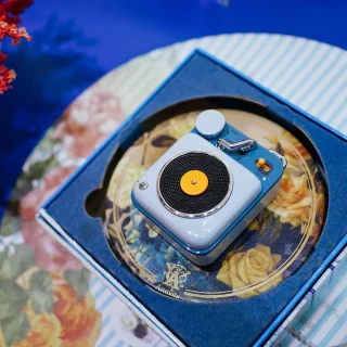 MUZEN Button Mini Bluetooth Luidspreker Berry Blauw