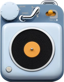 MUZEN Button Mini Bluetooth Luidspreker Berry Blauw