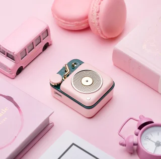 MUZEN Button Mini Draagbare Bluetooth Speaker Candy Pink