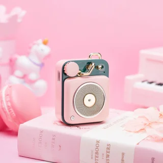 MUZEN Button Mini Draagbare Bluetooth Speaker Candy Pink