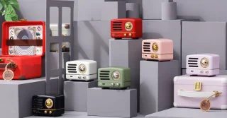 MUZEN OTR Metal Draadloze Retro FM Radio Bluetooth Groen
