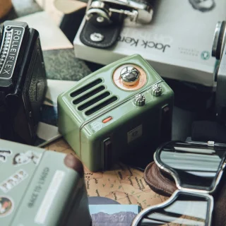 MUZEN OTR Metal Draadloze Retro FM Radio Bluetooth Groen