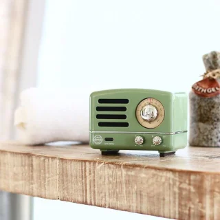 MUZEN OTR Metal Draadloze Retro FM Radio Bluetooth Groen