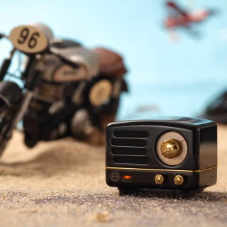 MUZEN OTR Metal Draagbare Bluetooth Radio Zwart