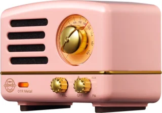 MUZEN OTR Metal Draagbare Bluetooth Speaker Roze