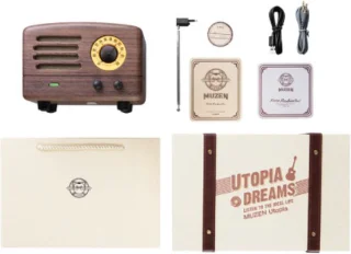 MUZEN Utopia Luidspreker Walnutwood