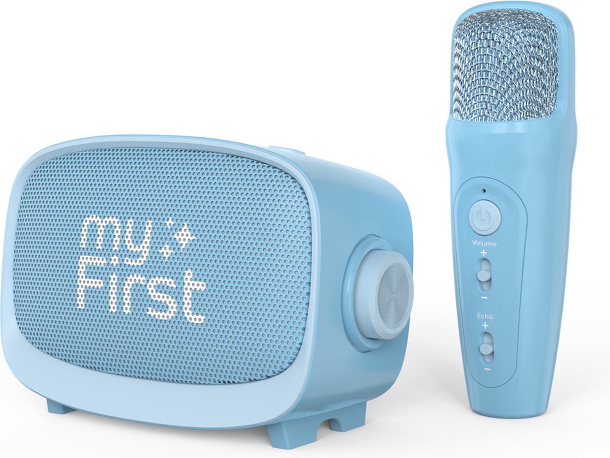 myFirst Voice 2 Draadloze Karaoke Speaker Blauw